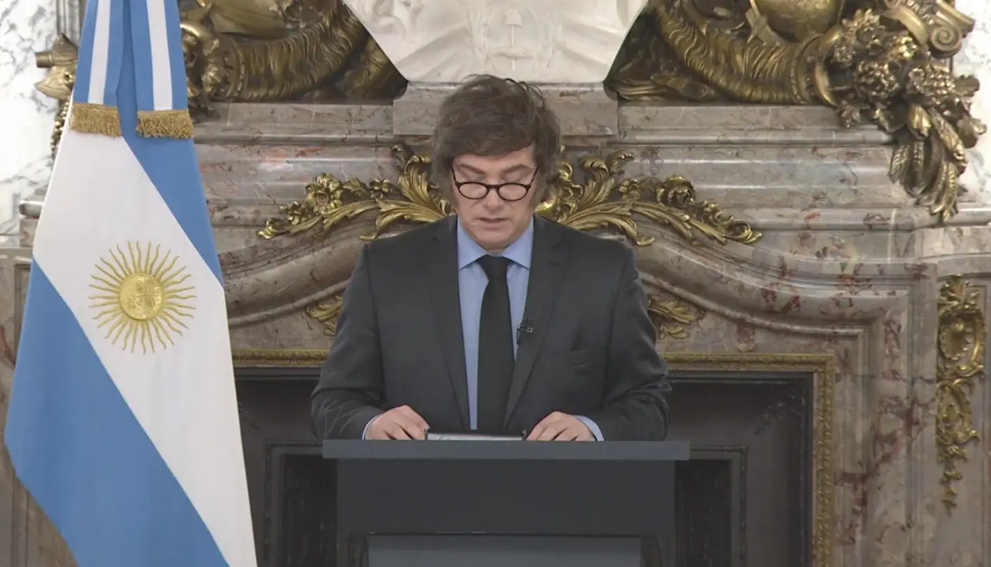 Milei presentó por cadena nacional el proyecto de Presupuesto 2026
