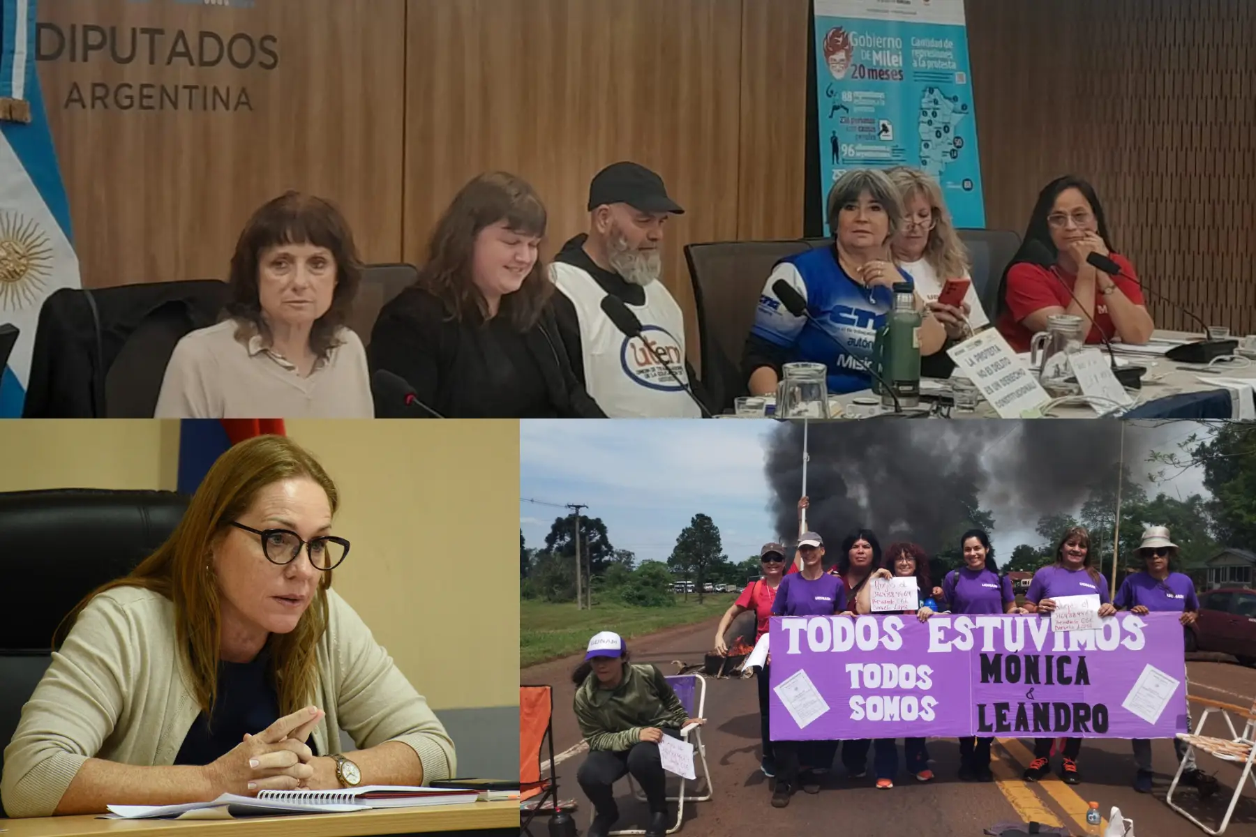 Suspendieron el inicio del juicio contra Gurina y Sánchez