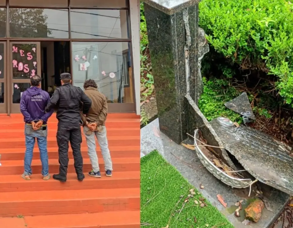 Frustraron un robo en el cementerio de Oberá: dos detenidos