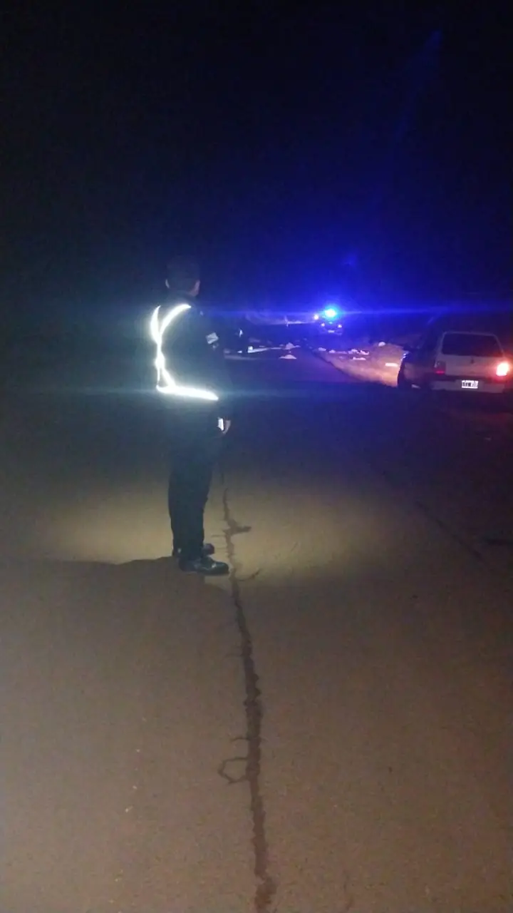 25 de Mayo: Joven se acostó en la ruta, fue atropellado y murió