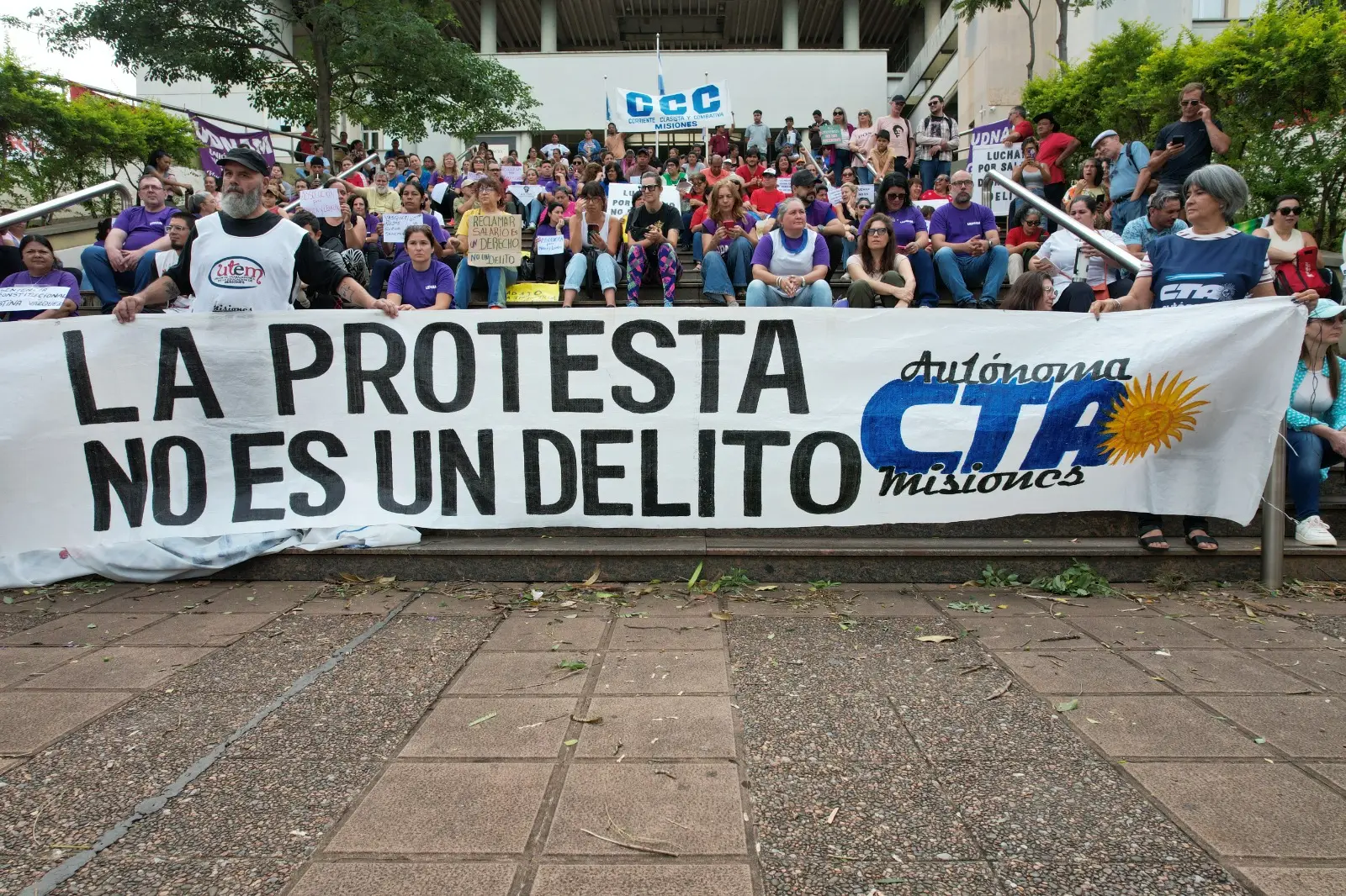 La CTAA Misiones convocó a un paro contra la reforma laboral y para impulsar el jury contra la jueza Leiva