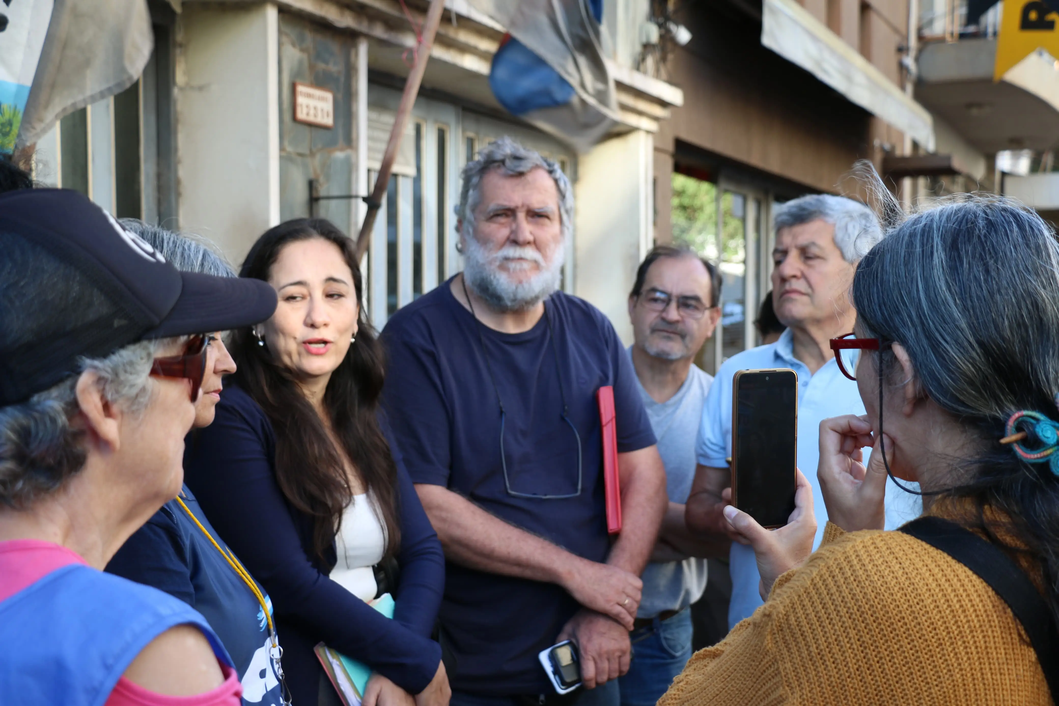 Con De Gennaro, trabajadores de salud se presentaron ante la justicia