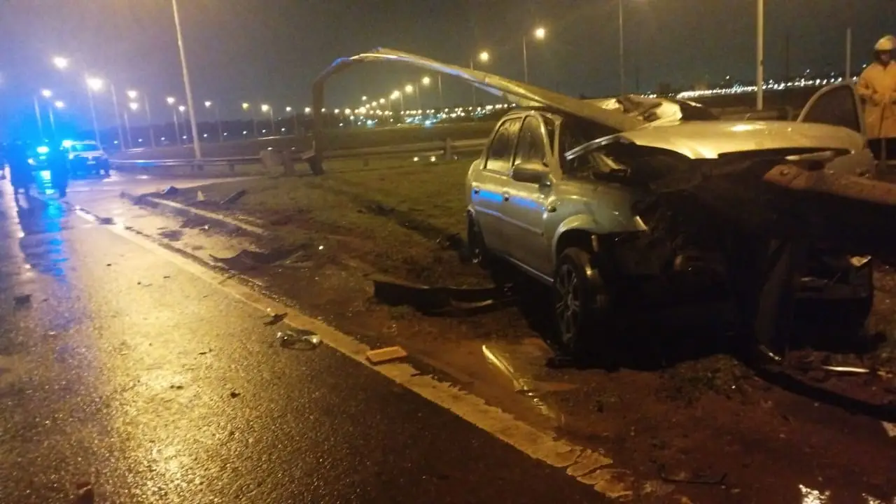Posadas: Un conductor falleció tras despiste en el Acceso Sur