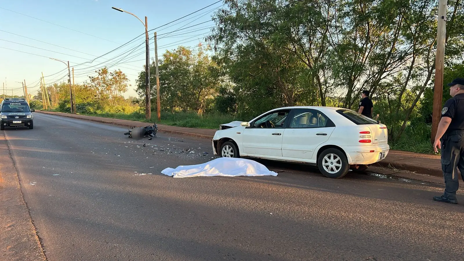 Posadas: Motociclista falleció sobre Av. Cabo de Hornos